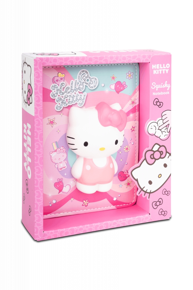 Zápisník B6 s 3D postavičkou ružový Hello Kitty Pastel Pink