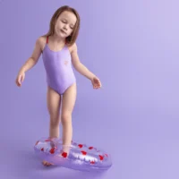 Plavky s UPF 50+ Purple Red – náhľad 3