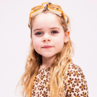 Plavecké okuliare pre deti Beige Leopard – náhľad 2