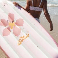 Nafukovací surf Pink Flower 120 cm – náhľad 3