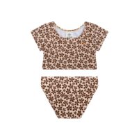 Bikiny Crop Top s UPF 50+ Wild Flower – náhľad 2