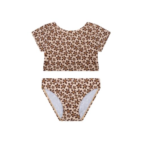 Bikiny Crop Top s UPF 50+ Wild Flower