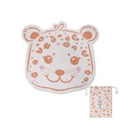Tvarovaný plážový uterák Beige Leopard 140 cm – náhľad 1