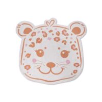 Tvarovaný plážový uterák Beige Leopard 140 cm – náhľad 3