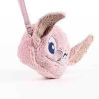 Plyšová kabelka do ruky ružová Stitch – náhľad 3
