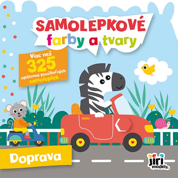Samolepkové farby a tvary pre najmenších Dopravné prostriedky
