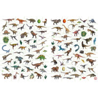 Omalovánky a 100 tetování Dinosauři – náhľad 3