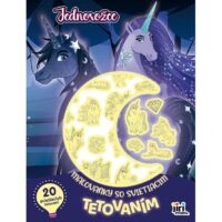 Maľovanky so svietiacim tetovaním Jednorožce – náhľad 1