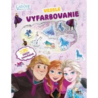 Veselé vyfarbovanie so super samolepkami Ľadové kráľovstvo – náhľad 1