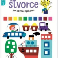 Štvorce so samolepkami - Mačka Bodka učí tvary – náhľad 1