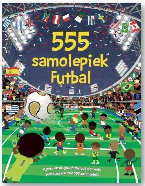 555 samolepiek - Futbal