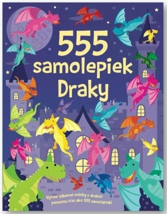 555 samolepiek - Draky