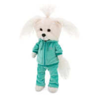 Lucky Doggy Plyšový psík Maltézska fenka - Mimi Fitness Mint – náhľad 1
