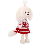 Lucky Doggy Plyšový psík Maltézska fenka - Mimi Scandinavian Motif – náhľad 2