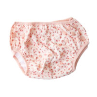 Plavky pre bábätká s UPF 50+ Old pink Leopard – náhľad 1