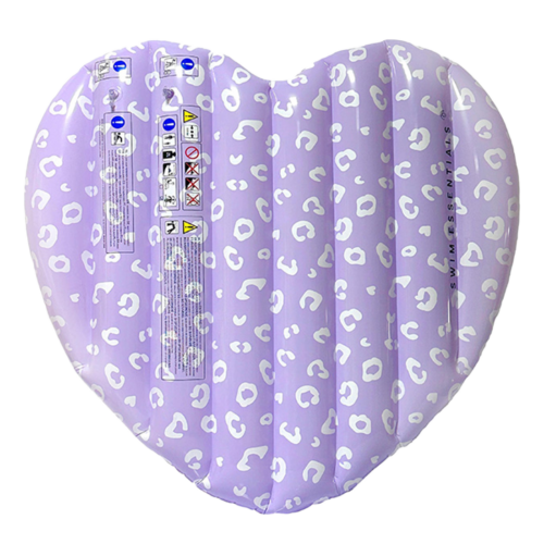 Nafukovačka Srdce Lila Leopard