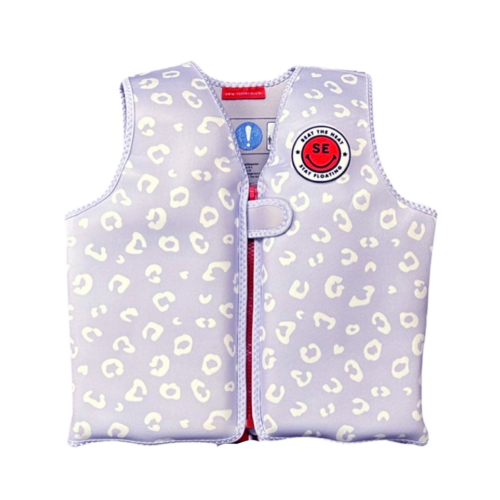 Plávacia vesta pre deti Leopard Lila 3–5 rokov