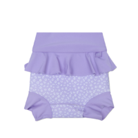 Neoprénové plavky pre bábätká Lila Leopard – náhľad 1
