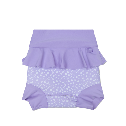 Neoprénové plavky pre bábätká Lila Leopard