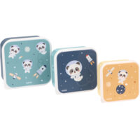 Desiatové boxy 3 ks Panda in Space – náhľad 1