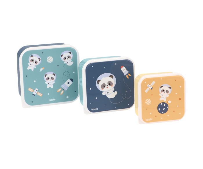 Desiatové boxy 3 ks Panda in Space