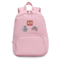 Detský batoh s vymeniteľnými nášivkami Pink – náhľad 1