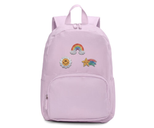 Detský batoh s vymeniteľnými nášivkami Lavender
