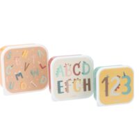 Desiatové boxy 3 ks Funny Letters – náhľad 1