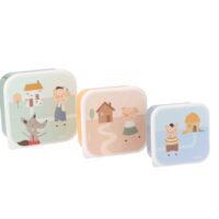 Desiatové boxy 3 ks The Three Little Pigs – náhľad 1
