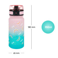 Tritanová fľaša pre deti Gradient Dúha 350 ml – náhľad 3