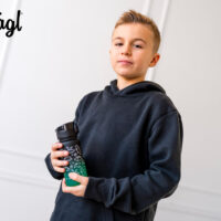 Tritanová fľaša pre deti Gradient Dino 350 ml – náhľad 2