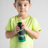 Tritanová fľaša pre deti Gradient Drak 350 ml – náhľad 2