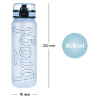 Tritanová fľaša na nápoje Dast Blue 800 ml – náhľad 2