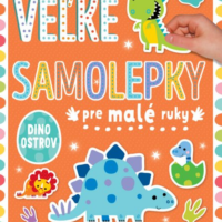 Dino ostrov - Veľké samolepky pre malé ruky – náhľad 1