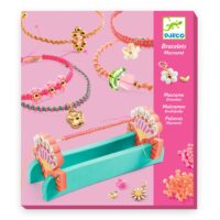 DIY Vyrob si sám Makramé náramky Pink – náhľad 1