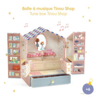 Tinou shop: hracia skrinka s dvierkami a 3 zásuvkami – náhľad 3