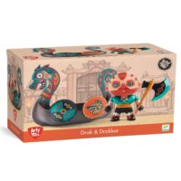 Arty Toys figúrka Viking Drak Barbarious na lodi – náhľad 2