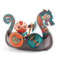 Arty Toys figúrka Viking Drak Barbarious na lodi – náhľad 1