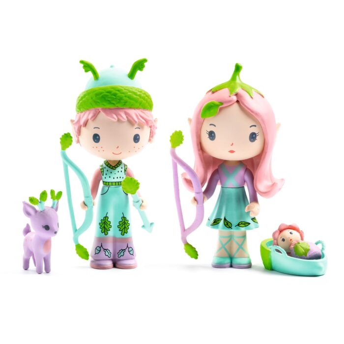 Tinyly figúrky Lily & Silvester, bábätko Babily a srnček