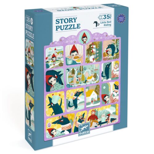 Príbehové Puzzle Červená čiapočka 35 ks