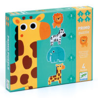 Primo puzzle 4 Zvieratká v džungli 18 ks – náhľad 1