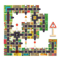 Skladacia puzzle dráha na hranie Mesto – náhľad 2