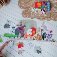 Obrovské puzzle Zvieracia promenáda 36 ks – náhľad 2