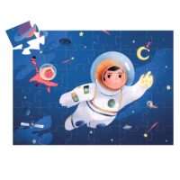 Siluetové puzzle Astronaut na Mesiaci 36 ks – náhľad 3
