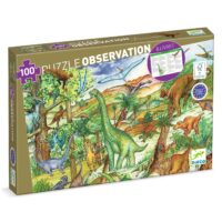 Objavovacie puzzle Dinosaury 100 ks – náhľad 1
