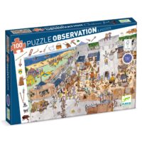 Objavovacie puzzle Opevnený hrad 100 ks – náhľad 1