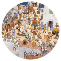 Objavovacie puzzle Opevnený hrad 100 ks – náhľad 3