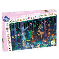 Objavovacie puzzle Ropzrávkový les 100 ks – náhľad 1