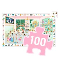 Objavovacie puzzle Tanečná škola 100 ks – náhľad 3