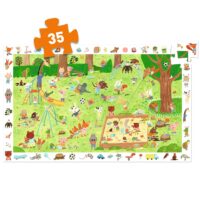 Objavovacie puzzle Záhradka malých priateľov 35 ks – náhľad 3